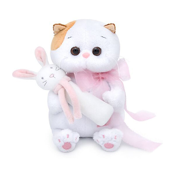 

Мягкая игрушка Budi Basa Кошечка Ли-Ли Baby с погремушкой, 20 см, Белый