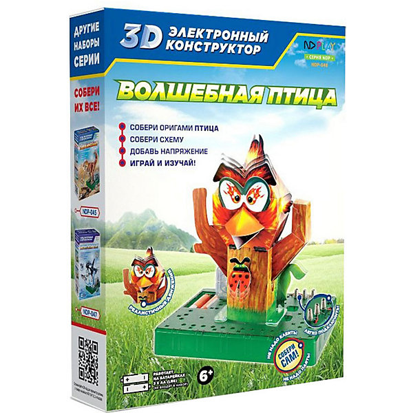 

Электронный 3D-конструктор ND Play Волшебная птица, Разноцветный, Электронный 3D-конструктор ND Play Волшебная птица