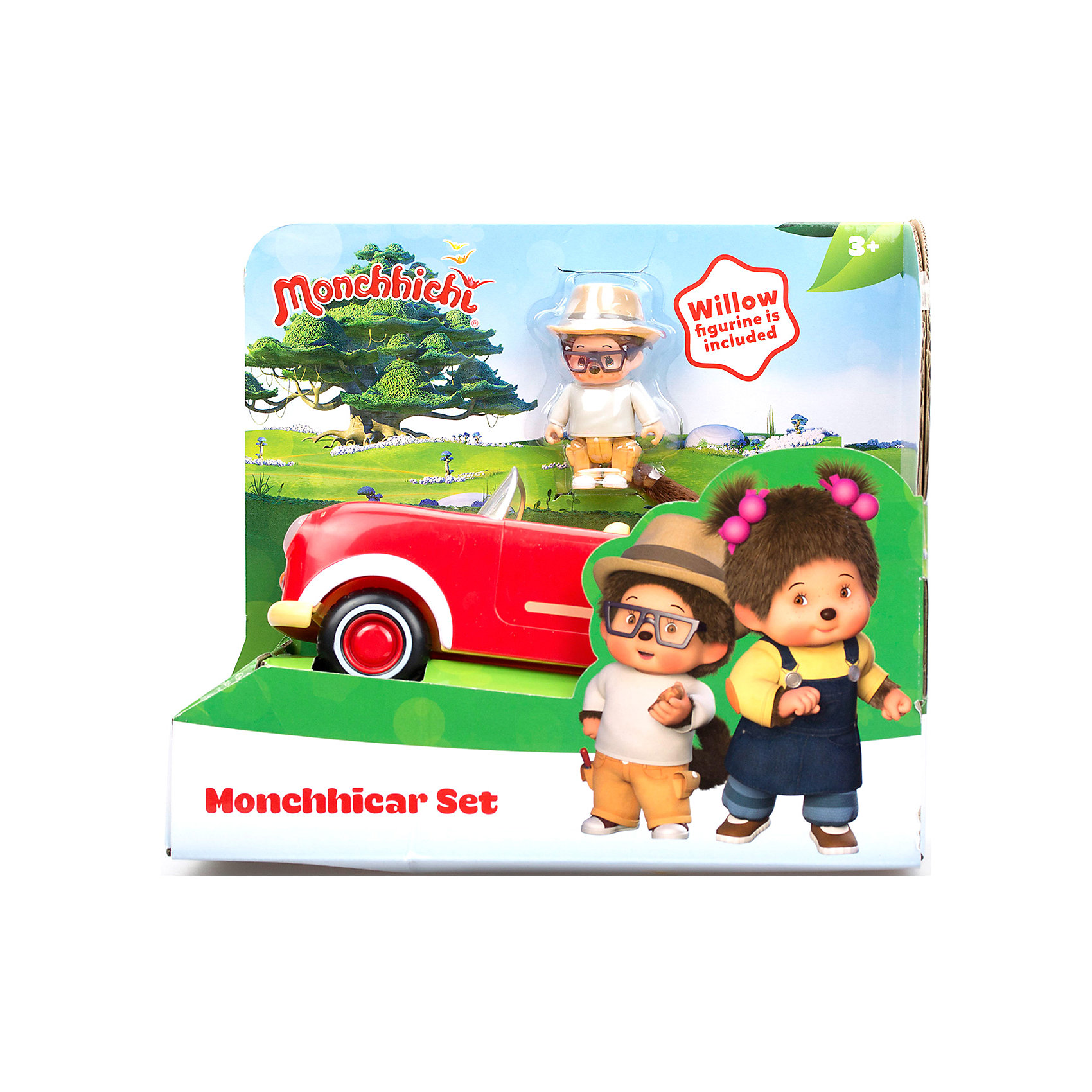 фото Игровой набор Monchhichi "Кабриолет" с фигуркой Вилли