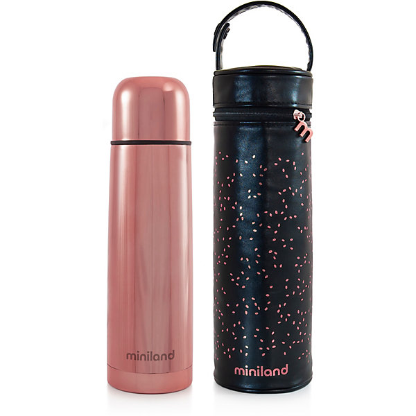 

Термос Miniland с термосумкой Delux Thermos 500 мл, бронзовый, Розовый, Термос Miniland с термосумкой Delux Thermos 500 мл, бронзовый