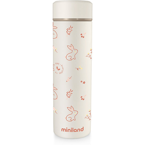 

Термос Miniland Natur Thermos Bunny 450 мл, Apricot/weiß, Термос Miniland Natur Thermos Bunny 450 мл