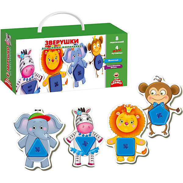 Развивающая игра "Зверушки для самых маленьких" Vladi toys 10904881