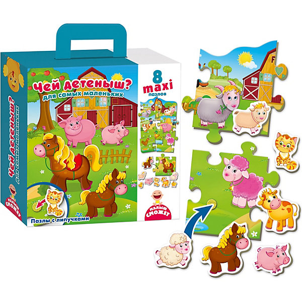 

Пазл с липучками Vladi Toys "Чей малыш, Пазл с липучками Vladi Toys "Чей малыш"