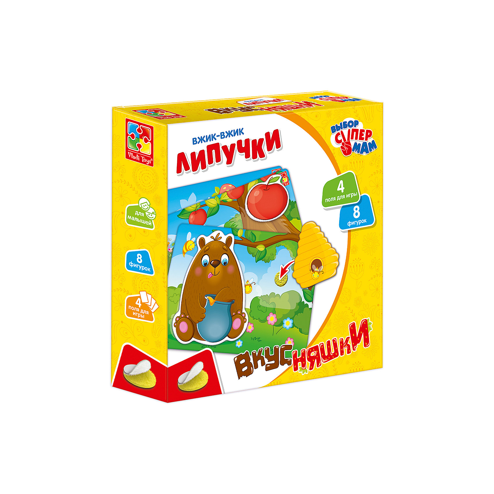 

Липучки Vladi Toys Вжик-вжик "Вкусняшки"
