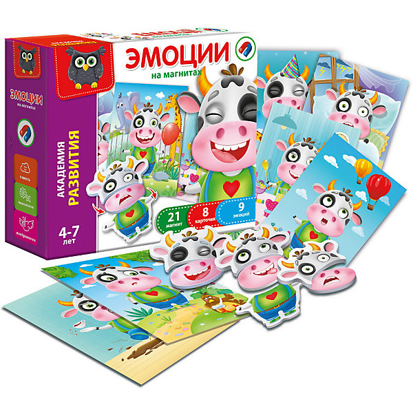 

Настольная игра Vladi Toys "Эмоции на магнитах"