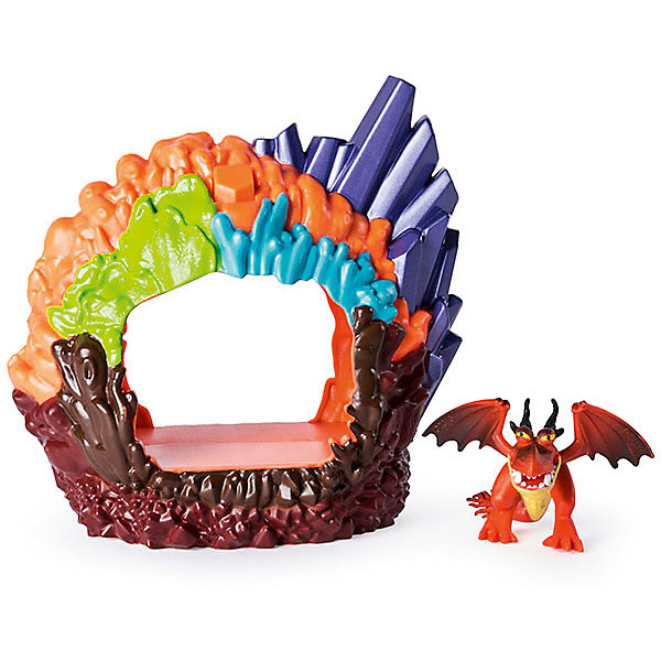 

Игрушка Spin Master Dragons «Дракон в пещере»,дракон Кривоклык, Разноцветный