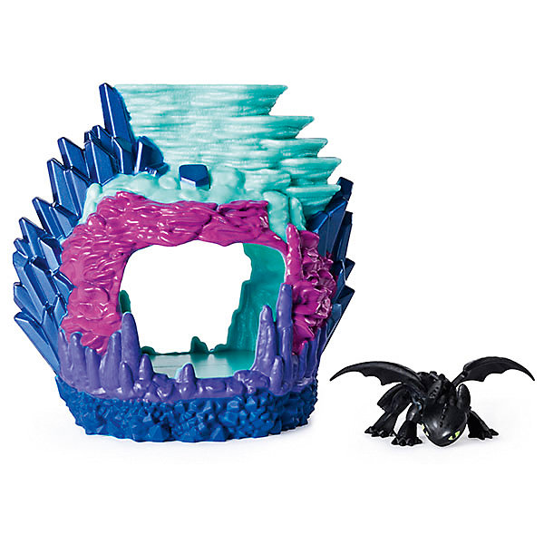

Игрушка Spin Master Dragons «Дракон в пещере»,дракон Беззубик, Разноцветный
