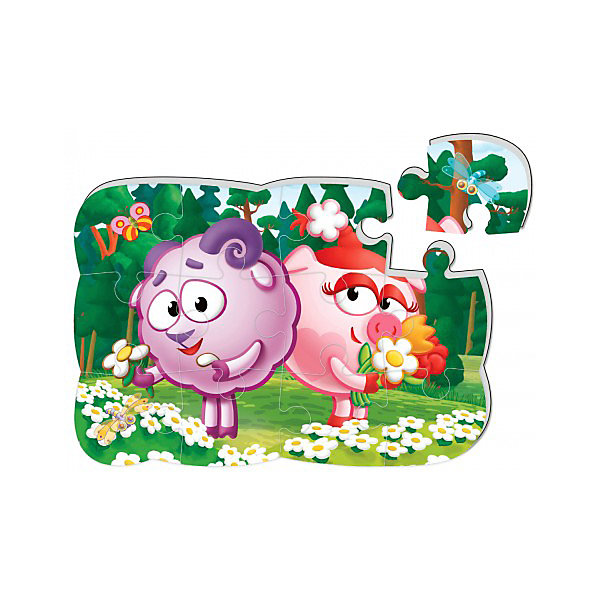 

Пазлы на магните Vladi Toys Смешарики Бараш и Нюша