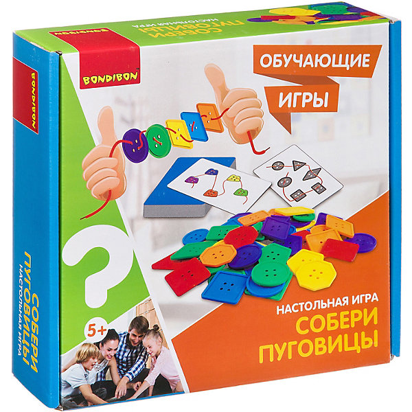 Настольная игра Bondibon Собери пуговицы 10925266