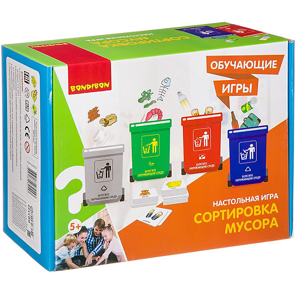 

Настольная игра Bondibon Сортировка мусора