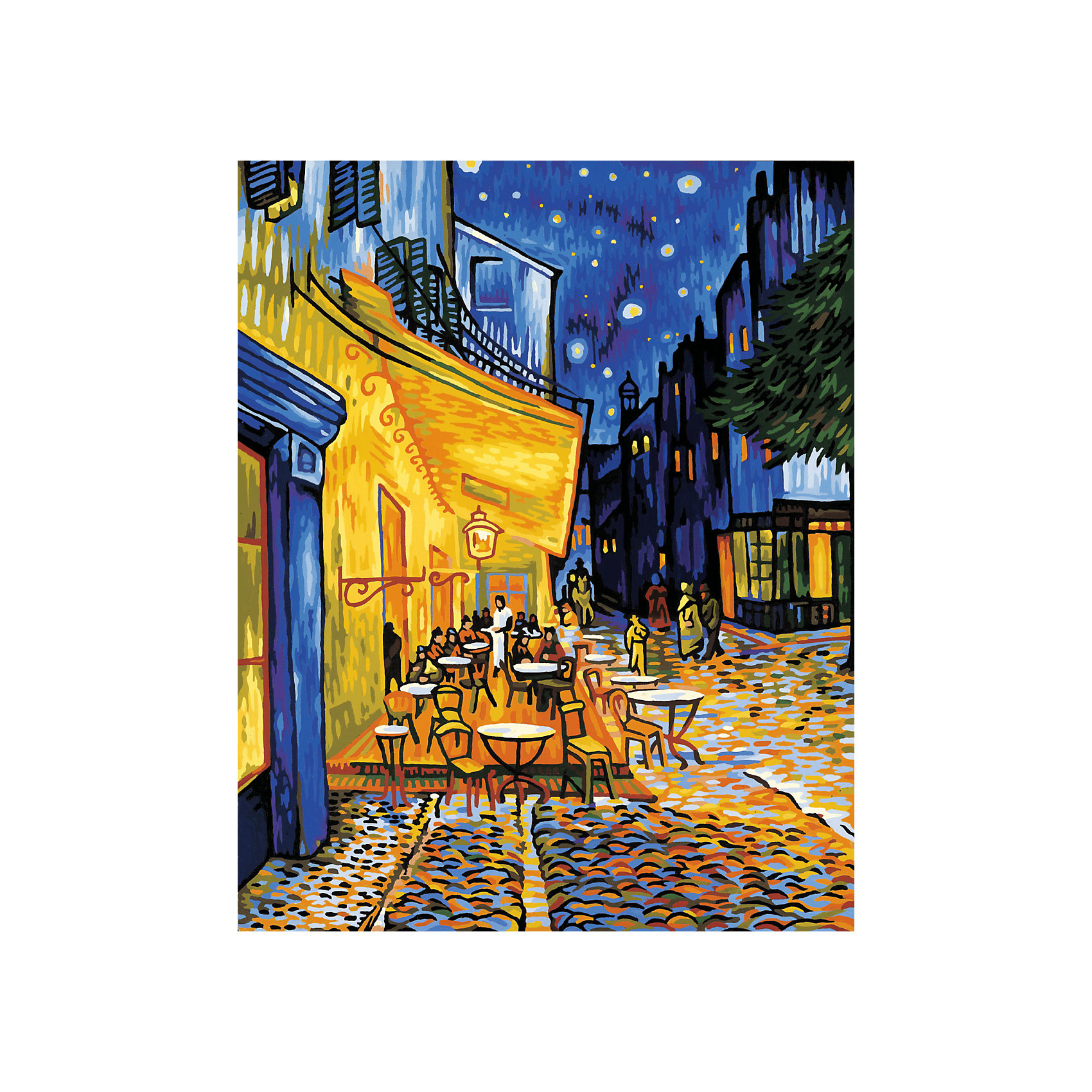 фото Картина по номерам Schipper Репродукция Ночное кафе Ван Гог, 40х50 см