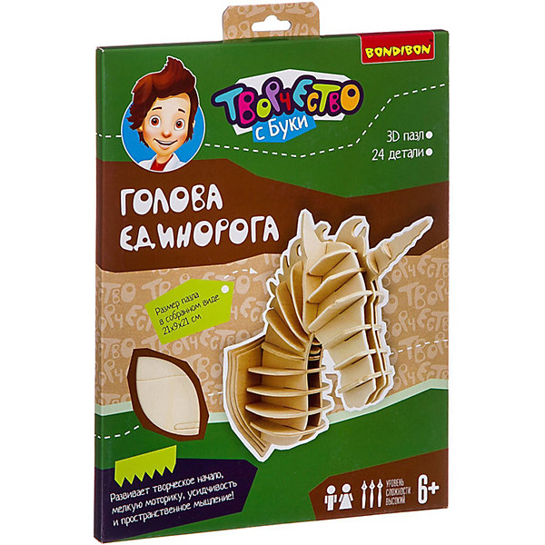 

3D-пазл Bondibon Голова единорога