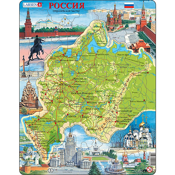 

Пазл Larsen Западная Россия