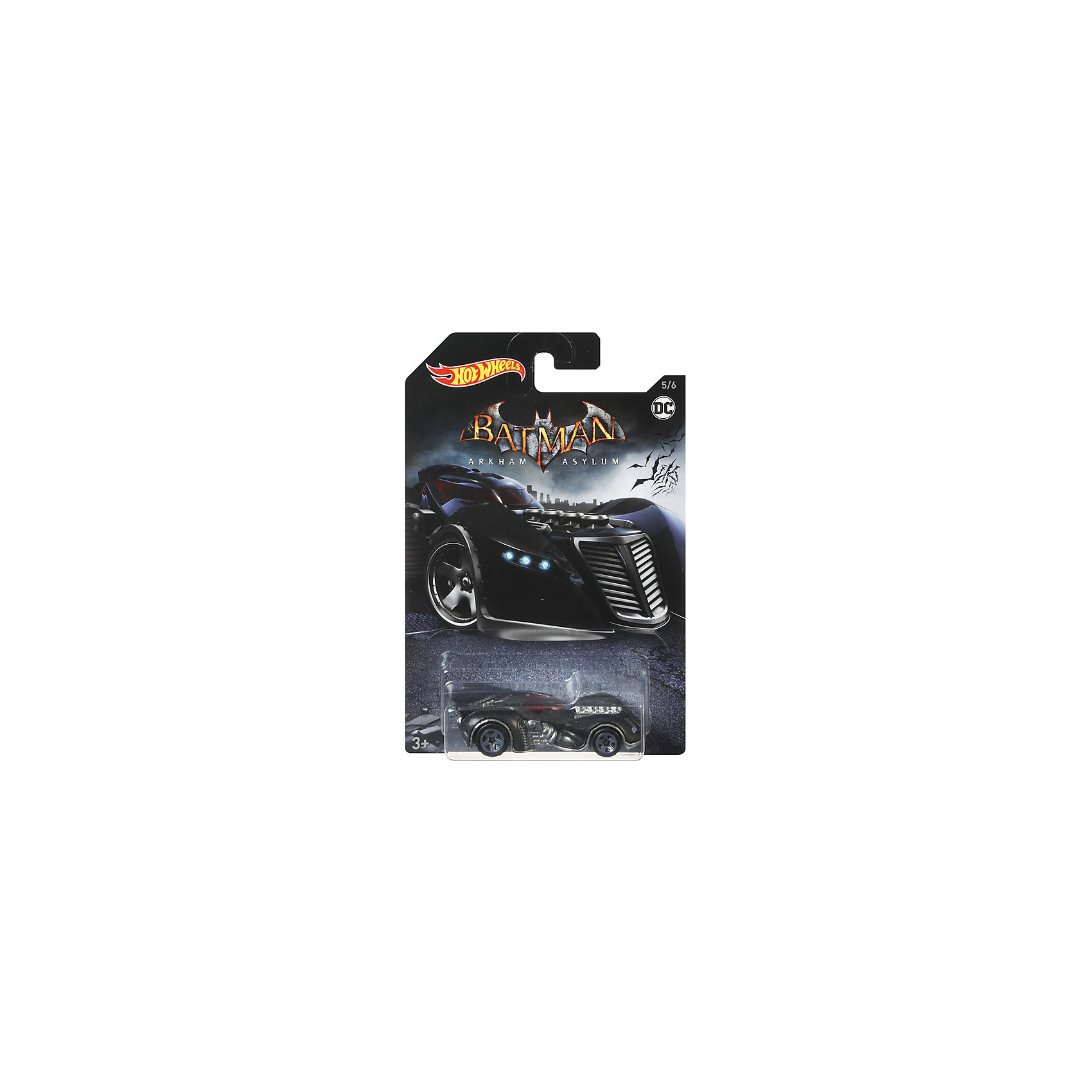 

Тематическая машинка Hot Wheels Batman, Arkham Asylum