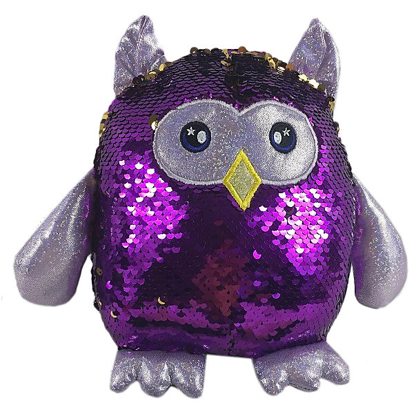 

Мягкая игрушка ABtoys Сова с пайетками, 20 см, Фиолетовый, Мягкая игрушка ABtoys Сова с пайетками, 20 см