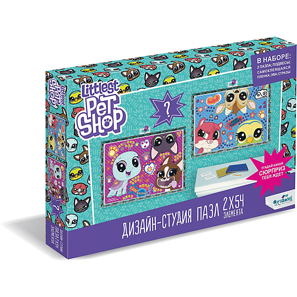

Набор пазлов 2в1 Littlest Pet Shop "Дизайн-студия" Веселые времена, с сюрпризом