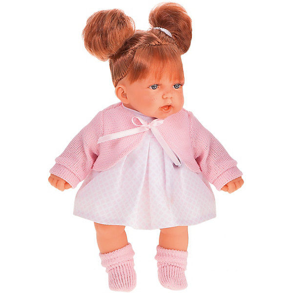 фото Кукла Munecas Antonio Juan Дели в розовом, озвученная, 27 см