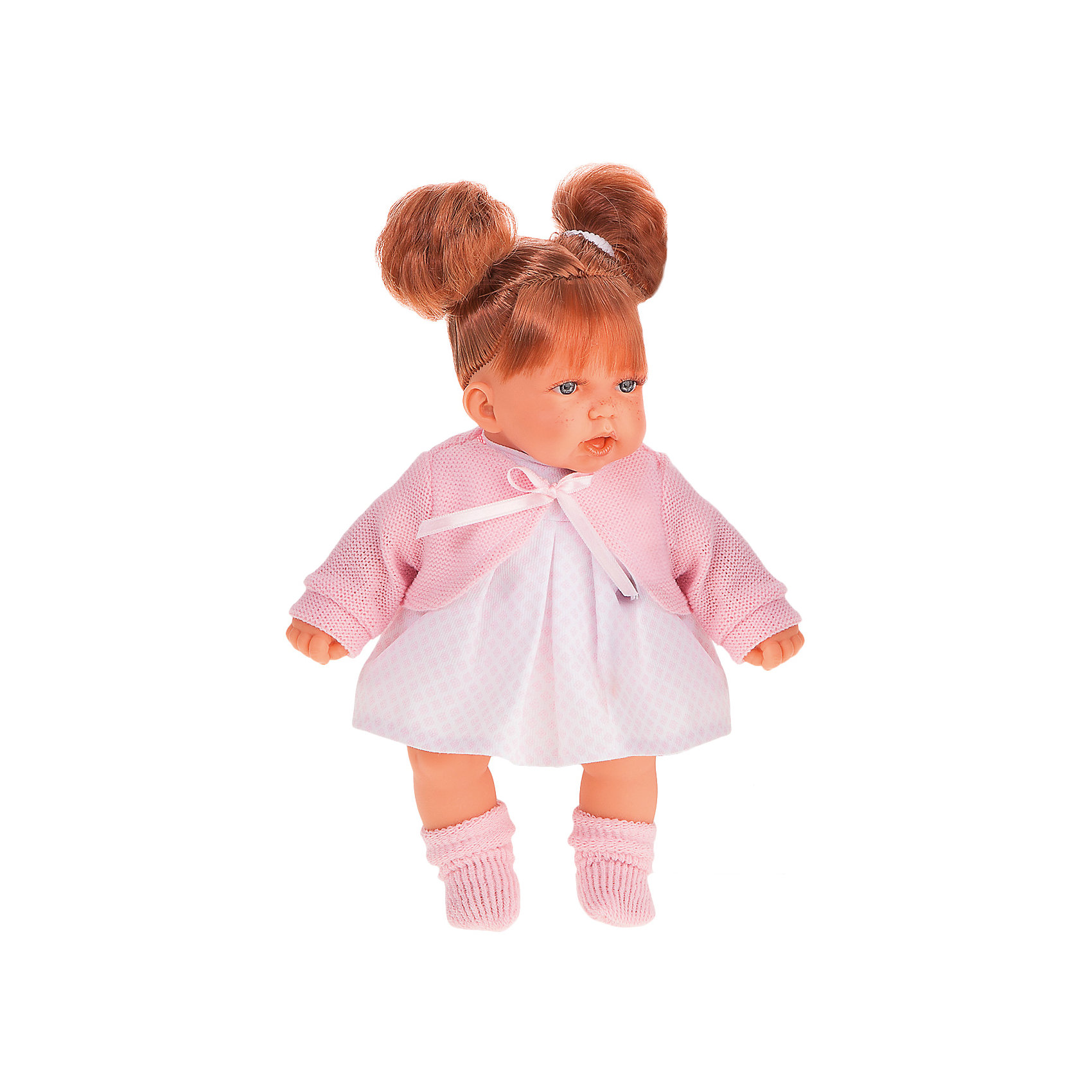 фото Кукла Munecas Antonio Juan Дели в розовом, озвученная, 27 см