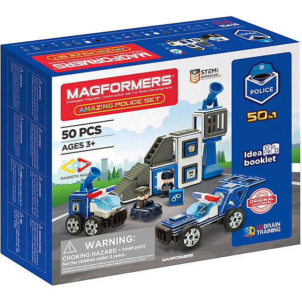 

Магнитный конструктор Magformers Amazing Police Set