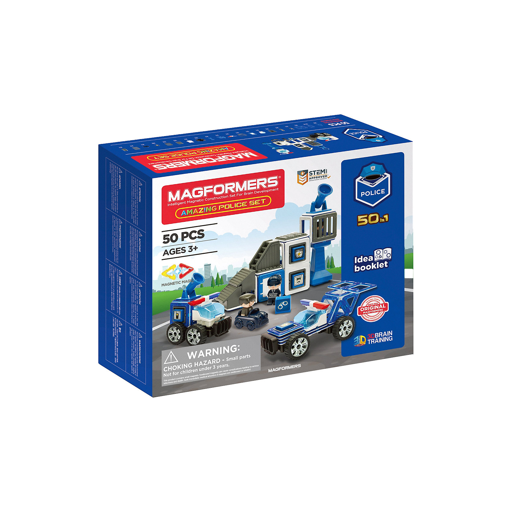 

Магнитный конструктор Magformers Amazing Police Set