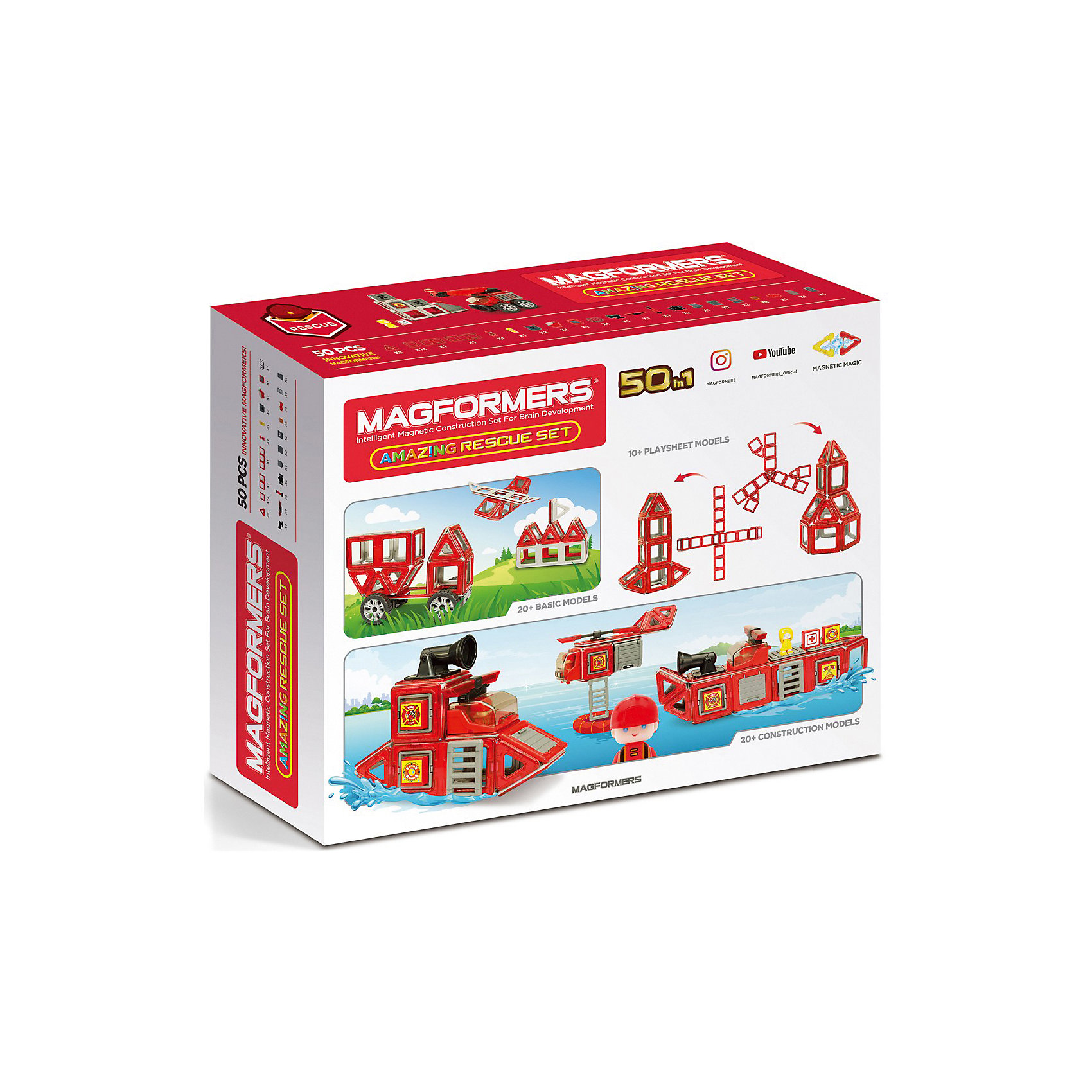 фото Магнитный конструктор Magformers Amazing Rescue Set