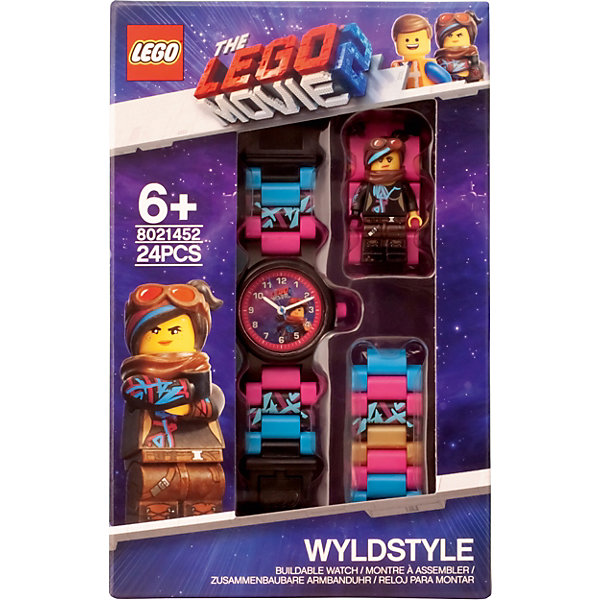 фото Часы наручные LEGO Movie 2 с минифигурой Wyldstyle