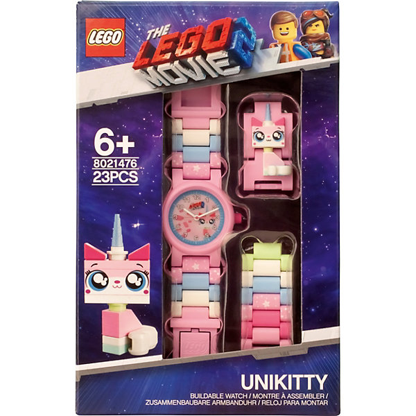 фото Часы наручные LEGO Movie 2 с минифигурой Unikitty -