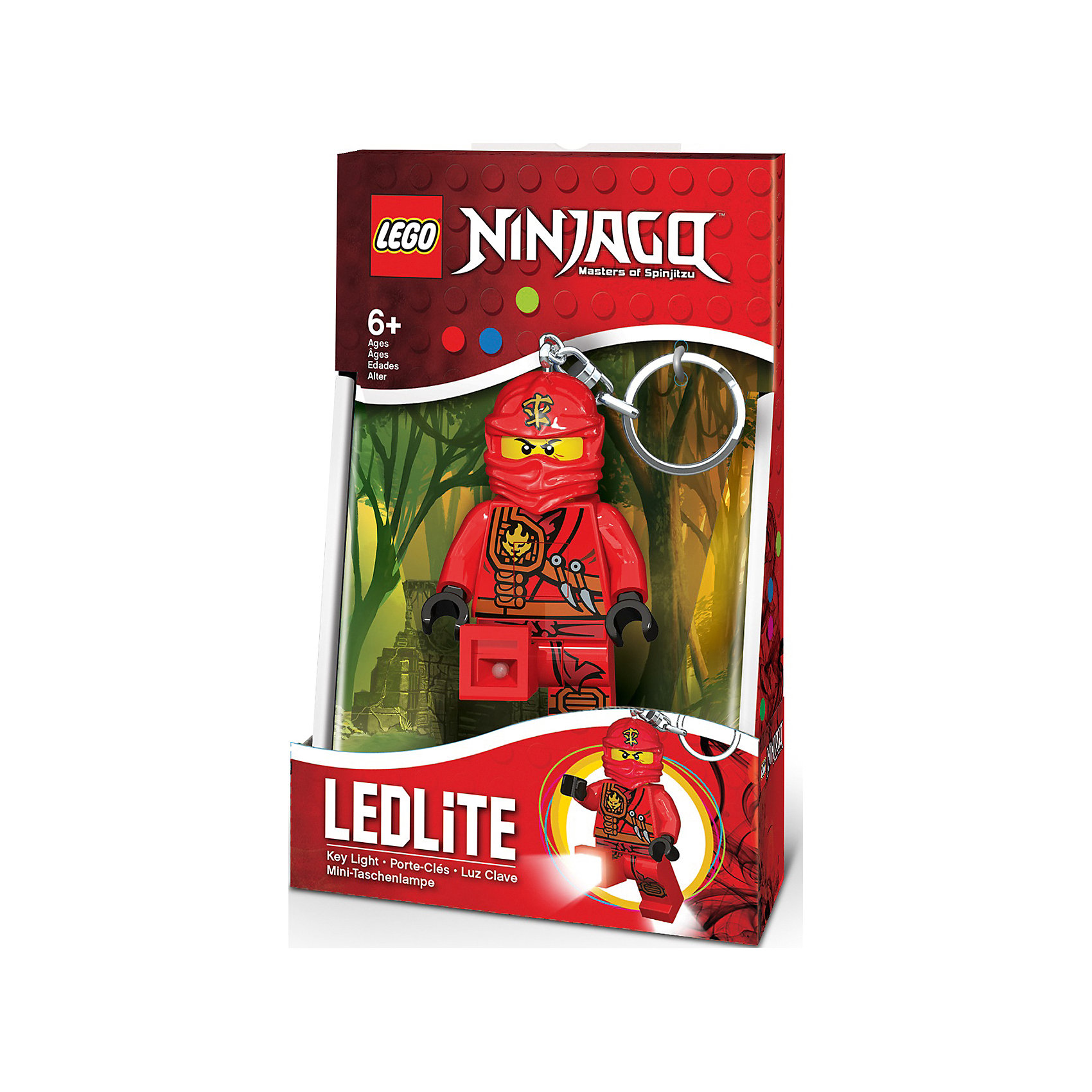 

Брелок-фонарик для ключей LEGO Ninjago KAI, Красный