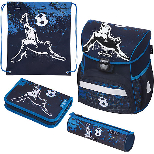

Ранец Herlitz Loop Plus, Kick it, Синий
