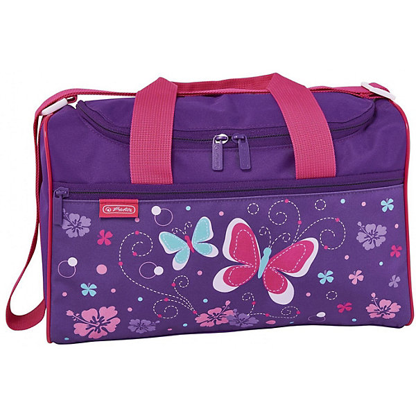 

Спортивная сумка Herlitz XL, Butterfly, Розовый