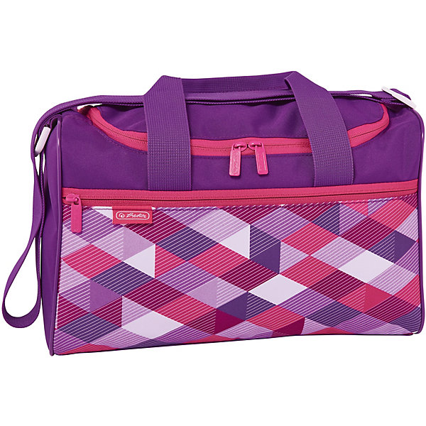 фото Спортивная сумка Herlitz XL, Pink Cubes
