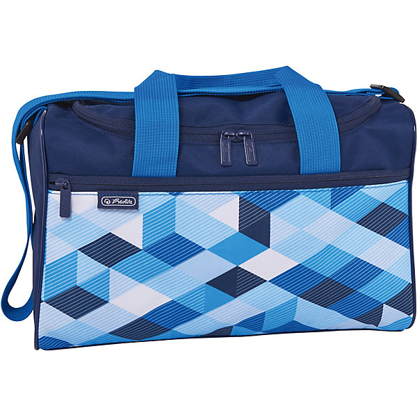 

Спортивная сумка Herlitz XL, Blue Cubes, Синий