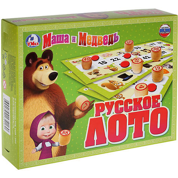 фото Настольная игра "Русское лото", Маша и Медведь Умка