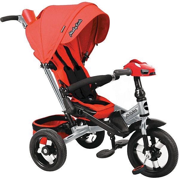 

Трехколесный велосипед Moby Kids New Leader 360° 12x10 AIR Car, Красный