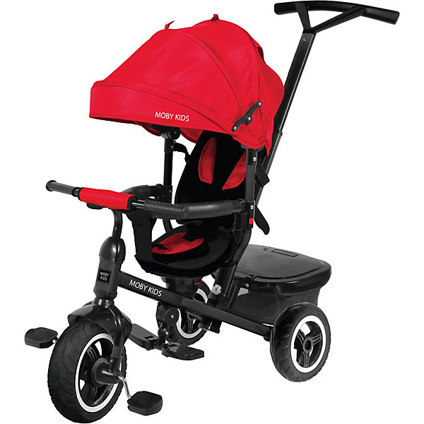 

Трехколесный велосипед Moby Kids Rider 360°, 10x8 AIR, красный, Трехколесный велосипед Moby Kids Rider 360°, 10x8 AIR,