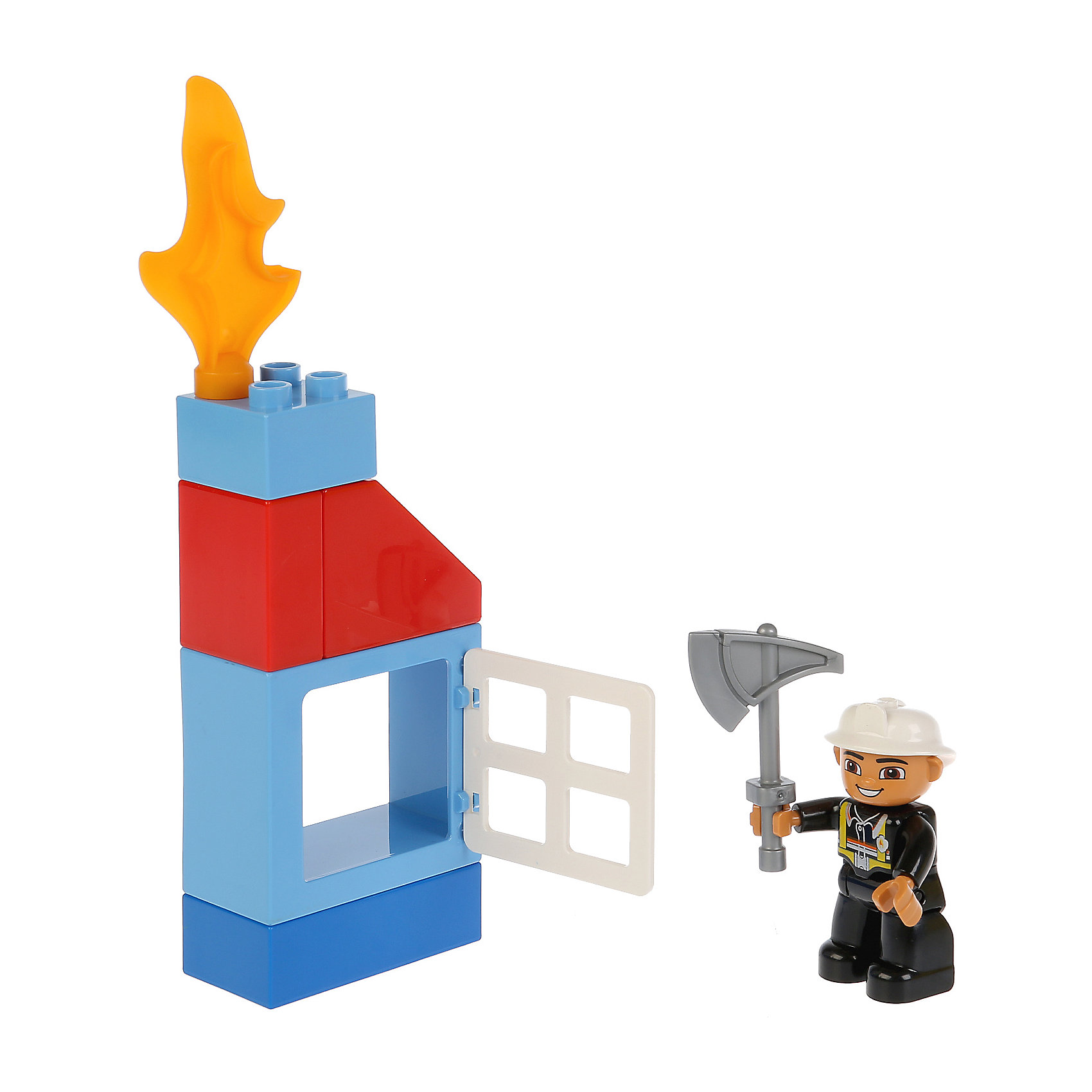 

Конструктор Город Мастеров «Пожарная машина», 30 деталей, Разноцветный