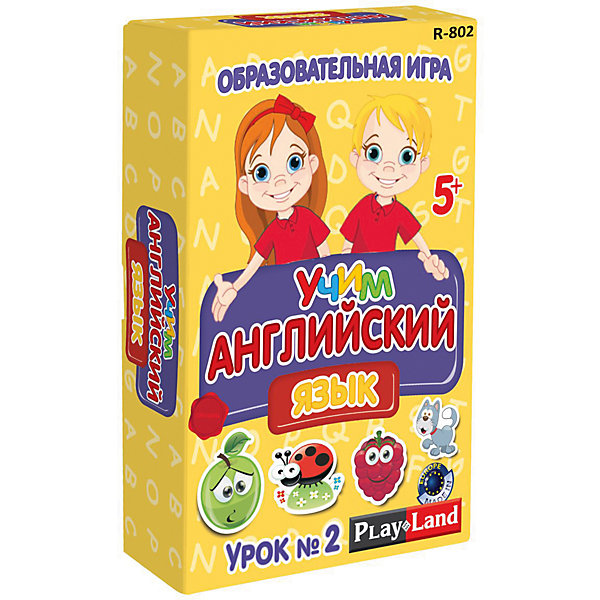 

Настольная игра Play Land Учим английский язык: Урок 2