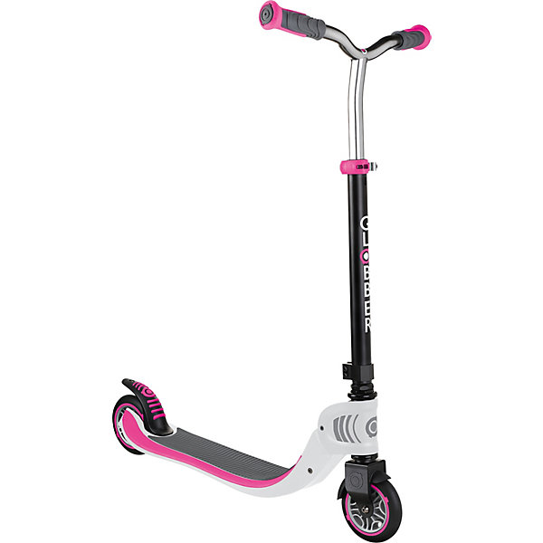 

Двухколесный самокат Globber Foldable Flow 125, бело-розовый, Розовый/белый