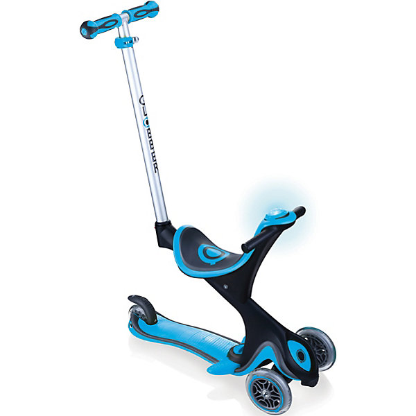 

Трехколесный самокат Globber Evo Comfort Play 5 в 1, голубой, Синий