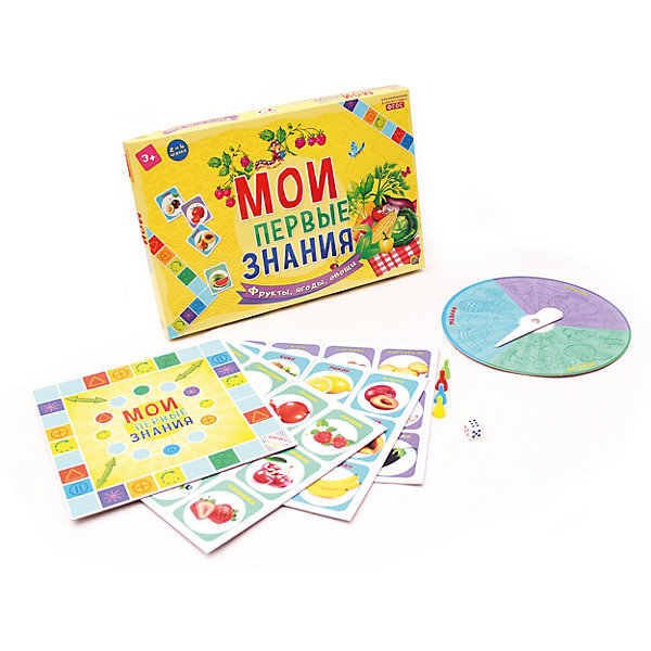 

Настольная игра Рыжий кот "Мои первые знания" Фрукты, ягоды, овощи