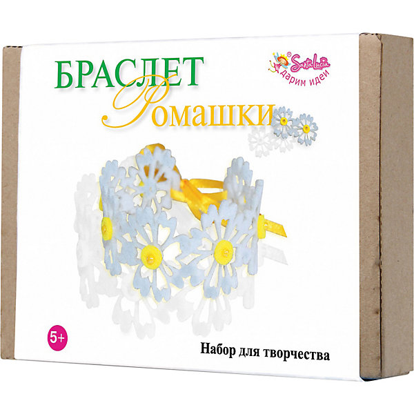 

Набор для творчества Santa Lucia Браслет "Ромашки, Разноцветный, Набор для творчества Santa Lucia Браслет "Ромашки"