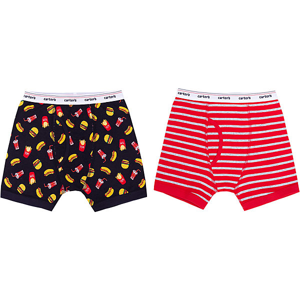 

Трусы Carter’s, 2 шт, Черный/розовый