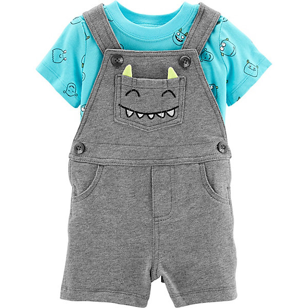 Комплект Carters: футболка и полукомбинезон