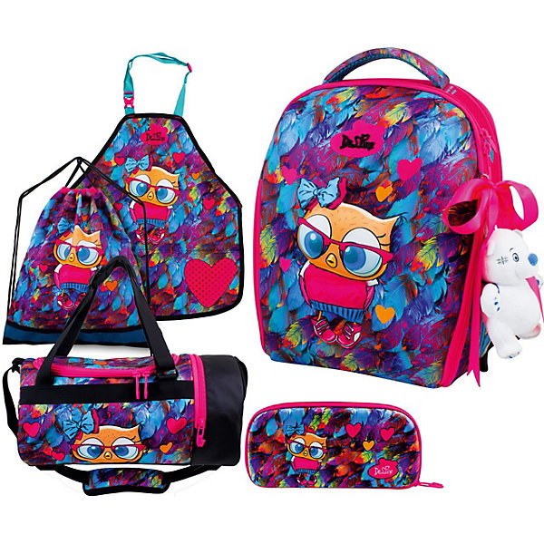 

Ранец DeLune Full-set 7mini, 7 предметов, Розовый, Ранец DeLune Full-set 7mini, 7 предметов