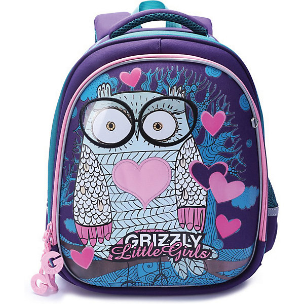 

Рюкзак школьный Grizzly, фиолетовый