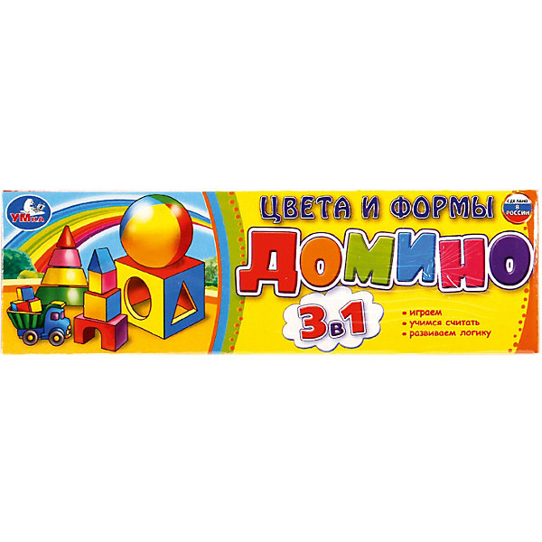 

Домино 3 в 1 Умка «Цвета и формы»