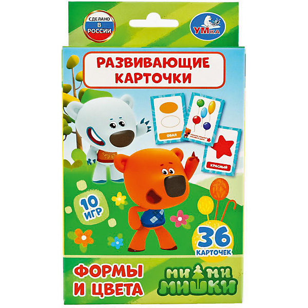 

Карточки развивающие Умка «Мимишки. Формы и цвета»
