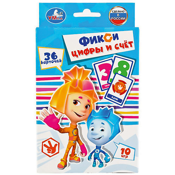 

Карточки развивающие Умка «Фиксики. Цифры и счет»
