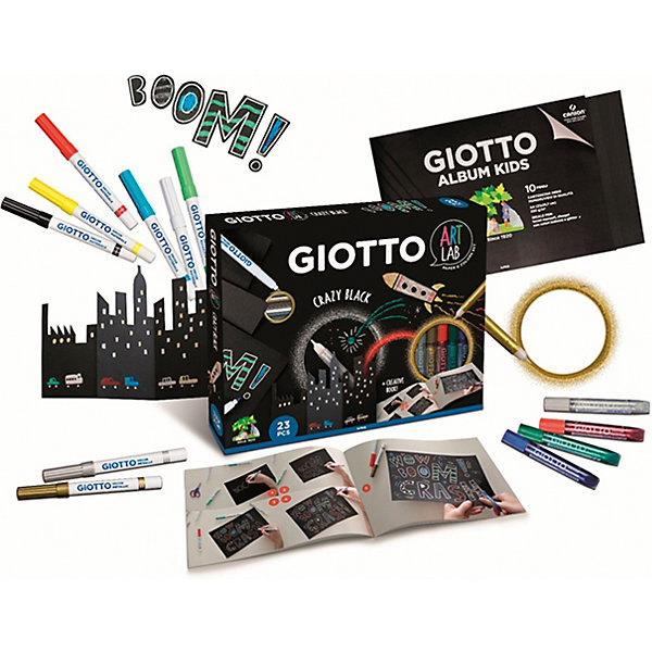 

Набор Giotto Art Lab "Безграничный чёрный" , 23 предмета, Разноцветный, Набор Giotto Art Lab "Безграничный чёрный" , 23 предмета