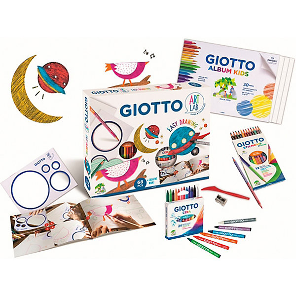

Набор для рисования Giotto Art Lab, 68 предметов, Разноцветный, Набор для рисования Giotto Art Lab, 68 предметов